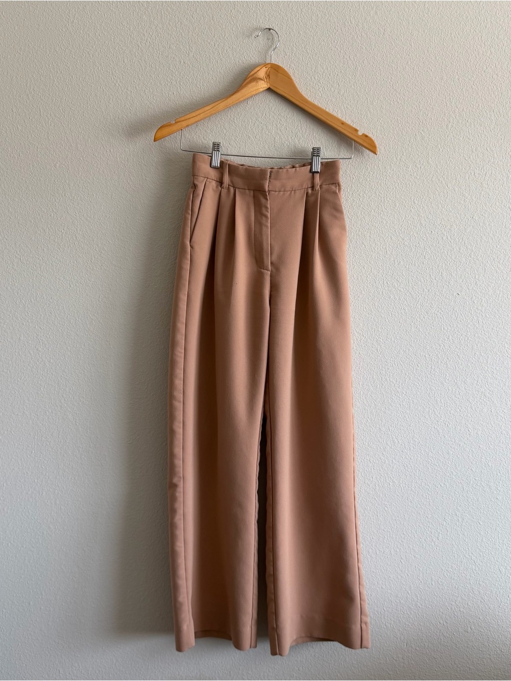 Abercrombie&Fitch High-Waist Wide Leg Men’s Pants — Tan